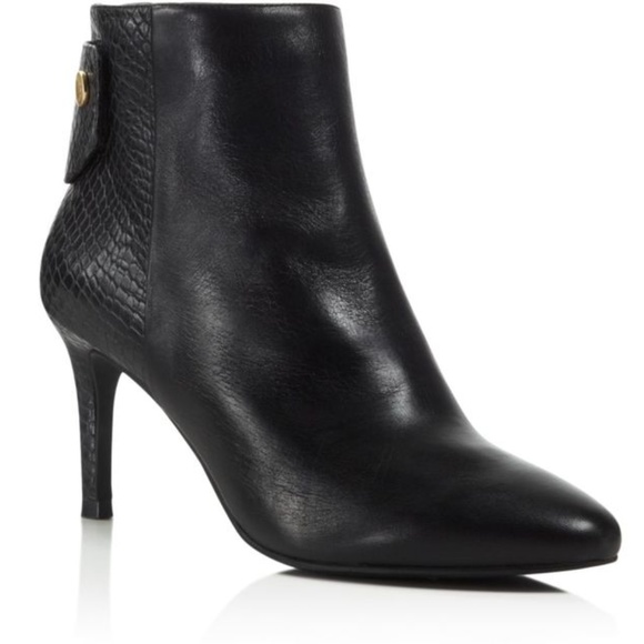 Cole Haan Shoes - ❣SOLD❣Cole Haan Black Claremont Snakeskin Bootie